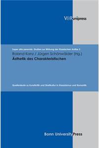 Asthetik Des Charakteristischen