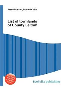 List of Townlands of County Leitrim