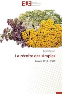 récolte des simples