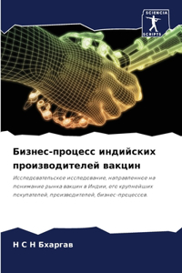 Бизнес-процесс индийских производителей