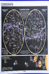 Cosmografia, planisferio celeste / Orbitas y eclipses: Cosmografia
