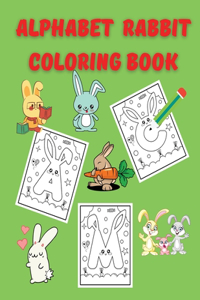 Alphabet Rabbit Coloring Book