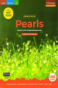 Ratna Sagar Enriched Pearls LKG Semester 1 & 2 with Worksheet (Latest Edition)