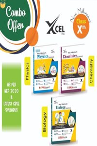DINESH SCIENCE COMBO- New Millennium Physics, Chemistry & Biology Class 10 (for 2024-2025 Session) (1 Set of 3 Books)