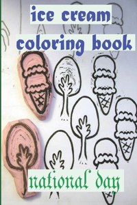 ice cream coloring book