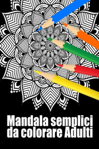 Mandala semplici da colorare adulti