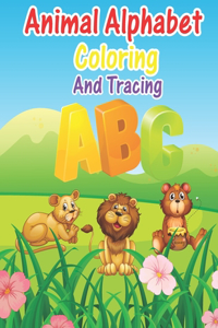 Animal Alphabet Coloring And Tracing