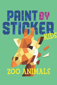 Paint by Sticker Kids Zoo Animals