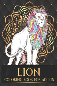 Lion Coloring Book For Adults