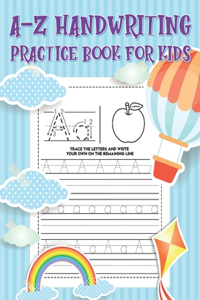 A-Z Handwriting Practice Book for Kids