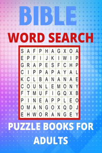 Bible Word Search Puzzle Books For Adults