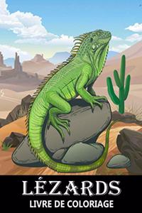 Lézards Livre de Coloriage: Reptiles et Caméléons pour Soulager le Stress et se Détendre - Coloriage Zentangle pour Enfants et Adultes