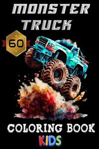 Monster Truck Coloring Book For Kids