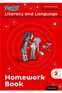 Read Write Inc.: Literacy & Language: Year 2 Homework Book Pack of 10