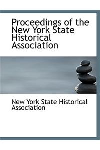 Proceedings of the New York State Historical Association