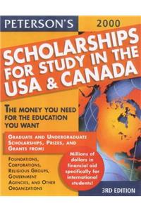 Scholarships for Study in the USA 2000 (Peterson's Scholarships for Study in the USA & Canada)