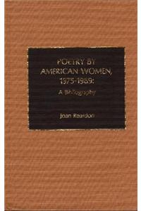 Poetry by American Women 1975-1989