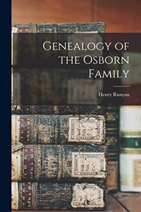 Genealogy of the Osborn Family