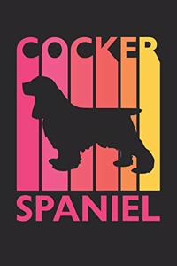 Vintage Cocker Spaniel Notebook - Gift for Cocker Spaniel Lovers - Cocker Spaniel Journal