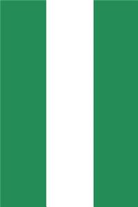 Nigeria Flag Notebook - Nigerian Flag Book - Nigeria Travel Journal