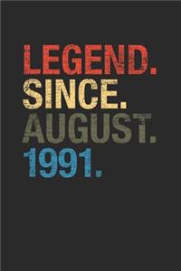 Legend Since August 1991