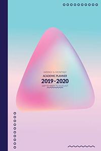 Weekly & Monthly 2019 - 2020 Academic Planner September - August