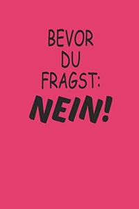 Bevor Du Fragst Nein!