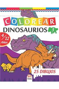 Colorear dinosaurios 3