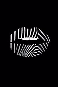 Zebra Lips - Animal Print - Notebook