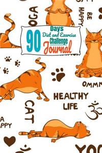 90 Days Diet And Exercise Challenge Journal