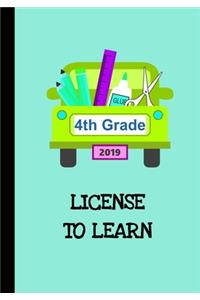License to Learn 4th Grade 2019