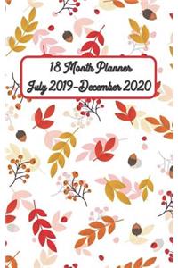 18 Month Planner July 2019-December 2020