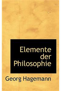 Elemente Der Philosophie