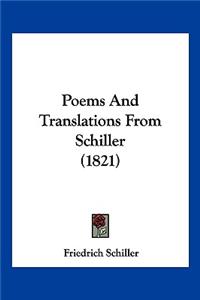 Poems And Translations From Schiller (1821)