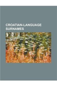 Croatian-Language Surnames