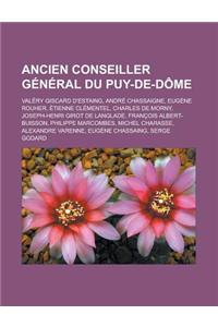 Ancien Conseiller General Du Puy-de-Dome