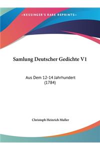 Samlung Deutscher Gedichte V1