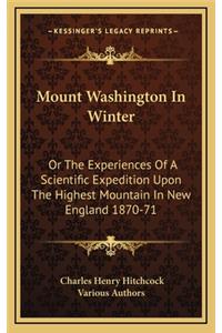 Mount Washington in Winter