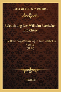 Beleuchtung Der Wilhelm Beer'schen Broschure