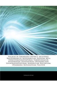 Articles on Villages in Tirunelveli District, Including