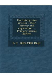 The Thirty-Nine Articles