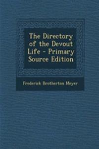 The Directory of the Devout Life