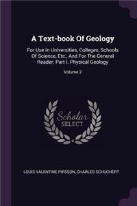 A Text-book Of Geology