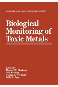 Biological Monitoring of Toxic Metals