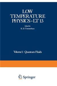 Low Temperature Physics-LT 13