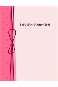 Baby's First Memory Book