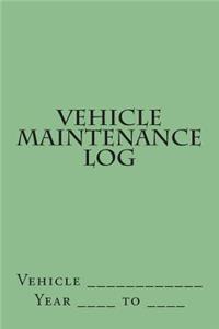 Vehicle Maintenance Log