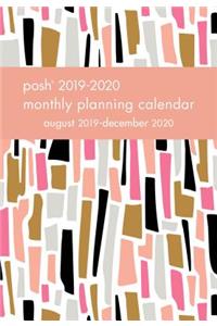 Posh: Tesserae 2019-2020 Monthly Pocket Planning Calendar