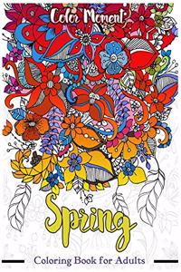 Spring Coloring Book for Adults