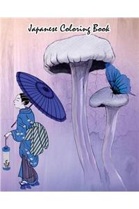 Japanese Coloring Book